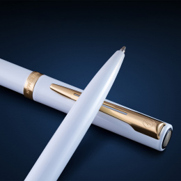 Impression White/Gold Kuglepen i gruppen Penne / Fine Writing / Kuglepenne hos Pen Store (137400)