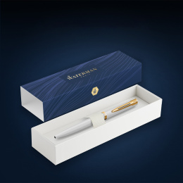 Impression White/Gold Kuglepen i gruppen Penne / Fine Writing / Kuglepenne hos Pen Store (137400)