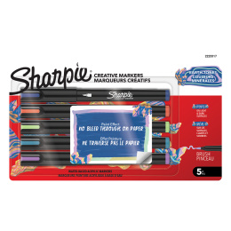Creative Marker Brush Tip 5‑pakke Earth Tones i gruppen Penne / Kunstnerpenne / Akrylmarkers hos Pen Store (137402)
