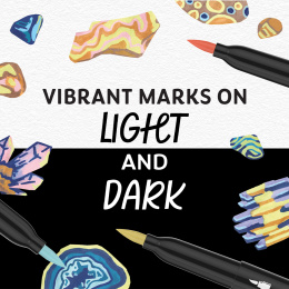 Creative Marker Brush Tip 5‑pakke Earth Tones i gruppen Penne / Kunstnerpenne / Akrylmarkers hos Pen Store (137402)