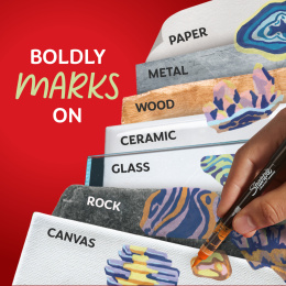 Creative Marker Brush Tip 5‑pakke Earth Tones i gruppen Penne / Kunstnerpenne / Akrylmarkers hos Pen Store (137402)