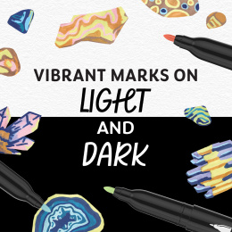 Creative Marker Fine Tip 5‑pakke Earth Tones i gruppen Penne / Kunstnerpenne / Akrylmarkers hos Pen Store (137403)