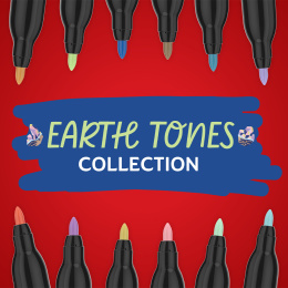 Creative Marker Fine Tip 5‑pakke Earth Tones i gruppen Penne / Kunstnerpenne / Akrylmarkers hos Pen Store (137403)