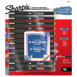 Creative Marker Brush Tip 12‑pakke Earth Tones i gruppen Penne / Kunstnerpenne / Akrylmarkers hos Pen Store (137406)