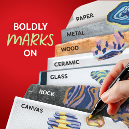 Creative Marker Fine Tip 12‑pakke Earth Tones i gruppen Penne / Kunstnerpenne / Akrylmarkers hos Pen Store (137407)