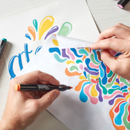 Creative Marker Bullet Tip 12‑pakke Warm Tones i gruppen Penne / Kunstnerpenne / Akrylmarkers hos Pen Store (137408)