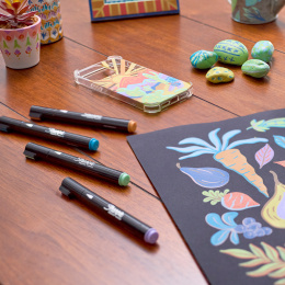 Creative Marker Bullet Tip 12‑pakke Warm Tones i gruppen Penne / Kunstnerpenne / Akrylmarkers hos Pen Store (137408)