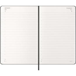 Kalender 12M Daily 2027 Hardcover Large Black i gruppen Papir & Blokke / Kalendere / 12 mdr kalendere hos Pen Store (137423)