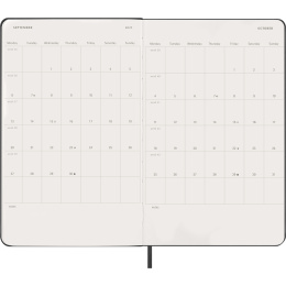 Kalender 12M Daily 2027 Hardcover Large Black i gruppen Papir & Blokke / Kalendere / 12 mdr kalendere hos Pen Store (137423)
