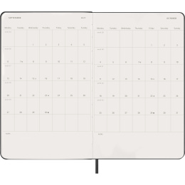 Kalender 12M Daily 2027 Softcover Large Black i gruppen Papir & Blokke / Kalendere / 12 mdr kalendere hos Pen Store (137424)