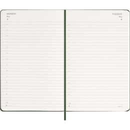 Kalender 12M Daily 2027 Hardcover Large Myrtle Green i gruppen Papir & Blokke / Kalendere / 12 mdr kalendere hos Pen Store (137425)