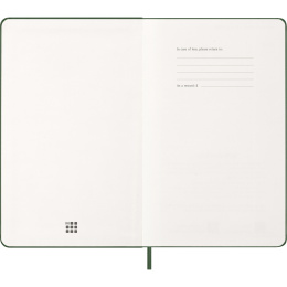 Kalender 12M Daily 2027 Hardcover Large Myrtle Green i gruppen Papir & Blokke / Kalendere / 12 mdr kalendere hos Pen Store (137425)