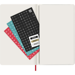 Kalender 12M Daily 2027 Softcover Large Red i gruppen Papir & Blokke / Kalendere / 12 mdr kalendere hos Pen Store (137427)