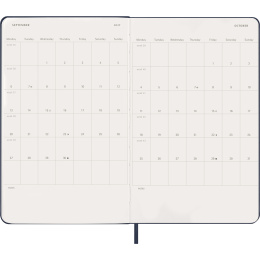 Kalender 12M Daily 2027 Hardcover Large Sapphire Blue i gruppen Papir & Blokke / Kalendere / 12 mdr kalendere hos Pen Store (137428)