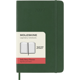 Kalender 12M Daily 2027 Softcover Pocket Myrtle Green i gruppen Papir & Blokke / Kalendere / 12 mdr kalendere hos Pen Store (137431)