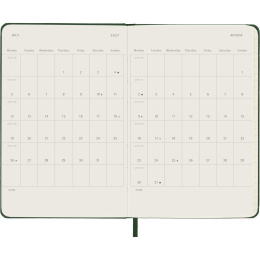 Kalender 12M Daily 2027 Hardcover Pocket Myrtle Green i gruppen Papir & Blokke / Kalendere / 12 mdr kalendere hos Pen Store (137434)