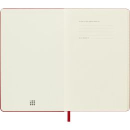 Kalender 12M Daily 2027 Hardcover Pocket Red i gruppen Papir & Blokke / Kalendere / 12 mdr kalendere hos Pen Store (137435)