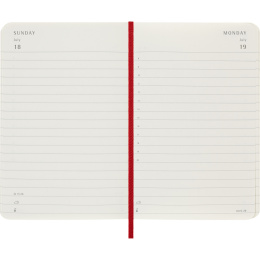 Kalender 12M Daily 2027 Softcover Pocket Red i gruppen Papir & Blokke / Kalendere / 12 mdr kalendere hos Pen Store (137436)