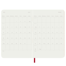 Kalender 12M Daily 2027 Softcover Pocket Red i gruppen Papir & Blokke / Kalendere / 12 mdr kalendere hos Pen Store (137436)