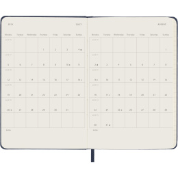 Kalender 12M Daily 2027 Hardcover Pocket Sapphire Blue i gruppen Papir & Blokke / Kalendere / 12 mdr kalendere hos Pen Store (137437)