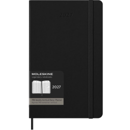 Kalender 12M Weekly Vertical PRO 2027 Hardcover Large Black i gruppen Papir & Blokke / Kalendere / 12 mdr kalendere hos Pen Store (137442)