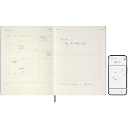 Kalender 12M Smart PRO Digital Weekly Vertical 2027 XL Black i gruppen Papir & Blokke / Kalendere / 12 mdr kalendere hos Pen Store (137444)