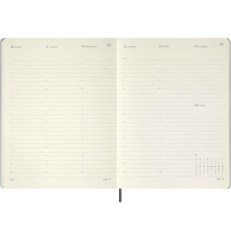 Kalender 12M Smart PRO Digital Weekly Vertical 2027 XL Black i gruppen Papir & Blokke / Kalendere / 12 mdr kalendere hos Pen Store (137444)