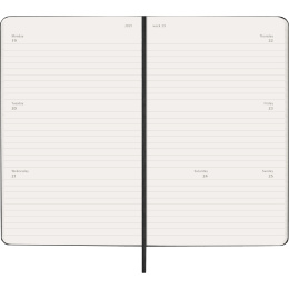 Kalender 12M Weekly Horizontal 2027 Hardcover Large Black  i gruppen Papir & Blokke / Kalendere / 12 mdr kalendere hos Pen Store (137446)