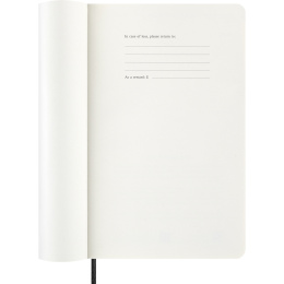 Kalender 12M Weekly Notebook 2027 Softcover Large Black  i gruppen Papir & Blokke / Kalendere / 12 mdr kalendere hos Pen Store (137451)