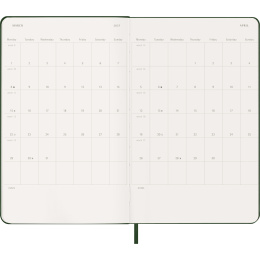 Kalender 12M Weekly Notebook 2027 Hardcover Large Myrtle Green  i gruppen Papir & Blokke / Kalendere / 12 mdr kalendere hos Pen Store (137452)