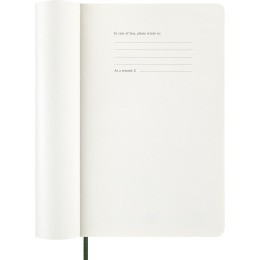 Kalender 12M Weekly Notebook 2027 Softcover Large Myrtle Green  i gruppen Papir & Blokke / Kalendere / 12 mdr kalendere hos Pen Store (137453)