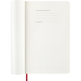 Kalender 12M Weekly Notebook 2027 Softcover Large Red  i gruppen Papir & Blokke / Kalendere / 12 mdr kalendere hos Pen Store (137456)