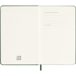 Kalender 12M Weekly Notebook 2027 Hardcover Pocket Myrtle Green  i gruppen Papir & Blokke / Kalendere / 12 mdr kalendere hos Pen Store (137460)