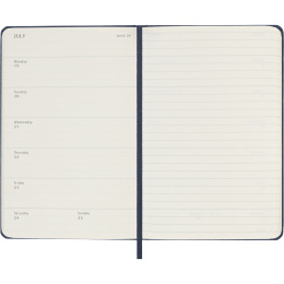 Kalender 12M Weekly Notebook 2027 Hardcover Pocket Sapphire Blue  i gruppen Papir & Blokke / Kalendere / 12 mdr kalendere hos Pen Store (137465)
