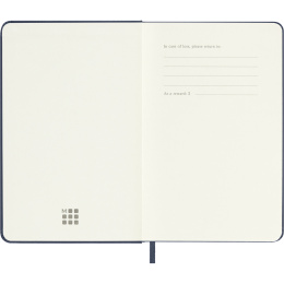 Kalender 12M Weekly Notebook 2027 Hardcover Pocket Sapphire Blue  i gruppen Papir & Blokke / Kalendere / 12 mdr kalendere hos Pen Store (137465)