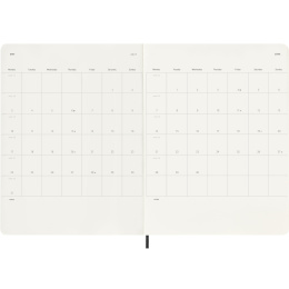 Kalender 12M Weekly Notebook 2027 Softcover XL Black  i gruppen Papir & Blokke / Kalendere / 12 mdr kalendere hos Pen Store (137467)