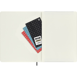 Kalender 12M Weekly Notebook 2027 Softcover XL Black  i gruppen Papir & Blokke / Kalendere / 12 mdr kalendere hos Pen Store (137467)