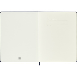 Kalender 12M Weekly Notebook 2027 Hardcover XL Sapphire Blue  i gruppen Papir & Blokke / Kalendere / 12 mdr kalendere hos Pen Store (137468)