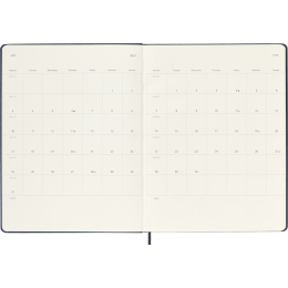 Kalender 12M Weekly Notebook 2027 Hardcover XL Sapphire Blue  i gruppen Papir & Blokke / Kalendere / 12 mdr kalendere hos Pen Store (137468)