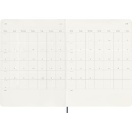 Kalender 12M Weekly Notebook 2027 Softcover XL Sapphire Blue  i gruppen Papir & Blokke / Kalendere / 12 mdr kalendere hos Pen Store (137469)