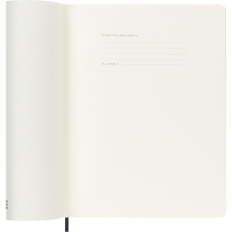 Kalender 12M Weekly Notebook 2027 Softcover XL Sapphire Blue  i gruppen Papir & Blokke / Kalendere / 12 mdr kalendere hos Pen Store (137469)