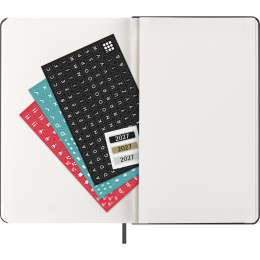Kalender 12M Weekly Vertical 2027 Hardcover Large Black  i gruppen Papir & Blokke / Kalendere / 12 mdr kalendere hos Pen Store (137470)