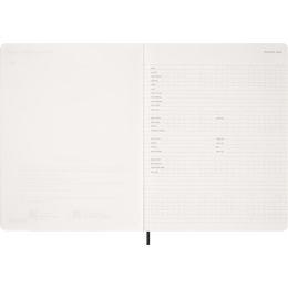 Kalender 12M Weekly Vertical 2027 Essential Softcover XXL Black i gruppen Papir & Blokke / Kalendere / 12 mdr kalendere hos Pen Store (137472)