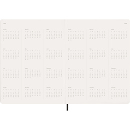 Kalender 12M Weekly Vertical 2027 Essential Softcover XXL Black i gruppen Papir & Blokke / Kalendere / 12 mdr kalendere hos Pen Store (137472)