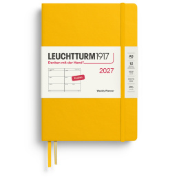 Kalender Weekly Planner 2027 A5 Sunflower i gruppen Papir & Blokke / Kalendere / 12 mdr kalendere hos Pen Store (137489)