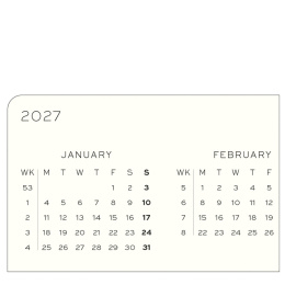 Kalender Weekly Planner & Notebook 2027 A6 Sunflower i gruppen Papir & Blokke / Kalendere / 12 mdr kalendere hos Pen Store (137508)