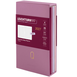 Kalender Quarterly Planner 2027 Shades of Rose i gruppen Papir & Blokke / Kalendere / 12 mdr kalendere hos Pen Store (137524)