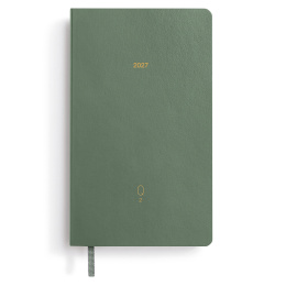 Kalender Quarterly Planner 2027 Shades of Green i gruppen Papir & Blokke / Kalendere / 12 mdr kalendere hos Pen Store (137525)