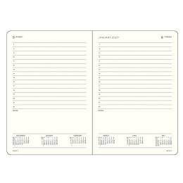 Kalender Daily Planner 2027 A5 Sunflower i gruppen Papir & Blokke / Kalendere / 12 mdr kalendere hos Pen Store (137529)