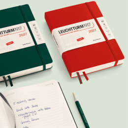 Kalender Daily Planner 2027 A6 Black i gruppen Papir & Blokke / Kalendere / 12 mdr kalendere hos Pen Store (137533)